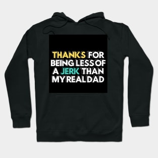 Step Dad Gift Idea from Son and Daughter Hoodie